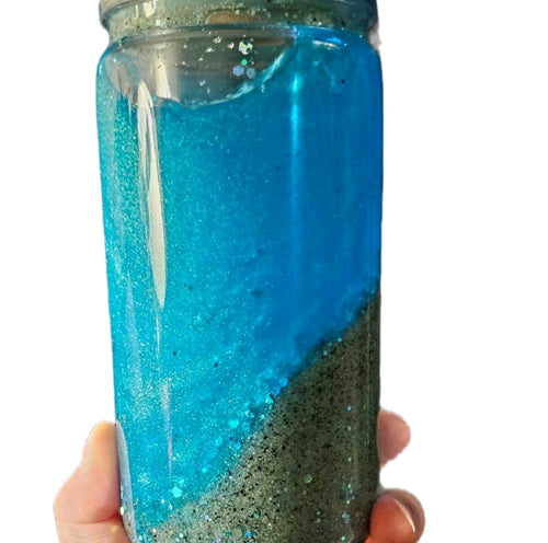 Snowgloble Beach Themed Tumbler
