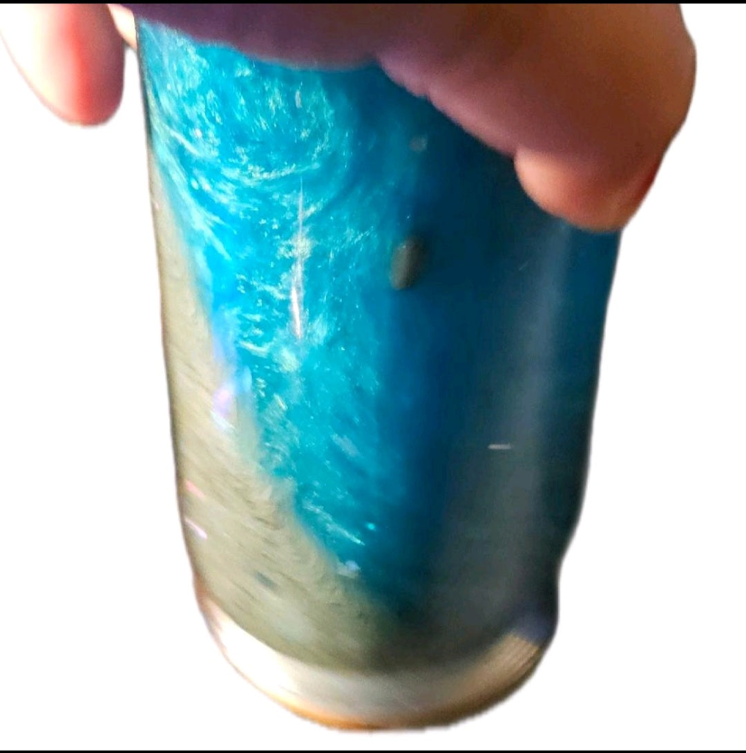 Snowgloble Beach Themed Tumbler